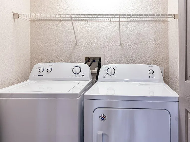 Convenient In-Unit Laundry