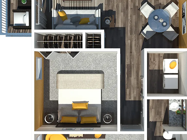 2 Bedroom 1132 2 Bedroom 1132