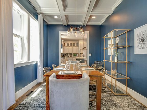 The beautiful dining room downstairs. Dont forget! The fully furnished option is available