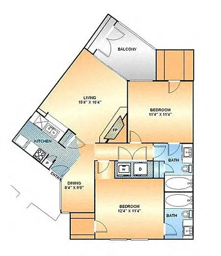 Floor plan B2