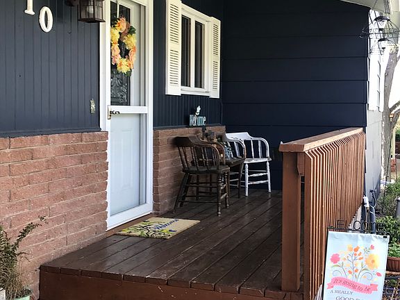 Covered front porch