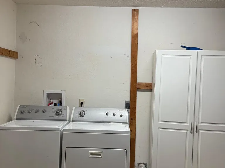Washer/ Dryer included in garage