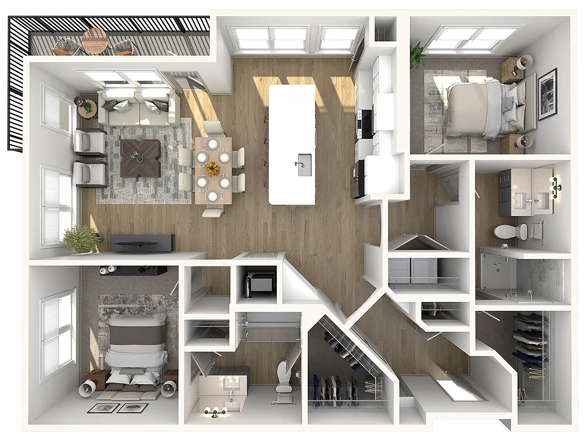 Floor plan Belevdere