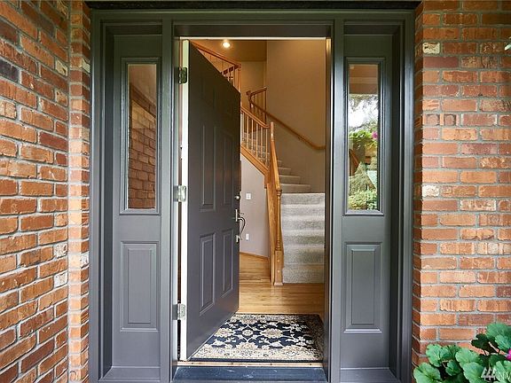 Welcoming brick entry