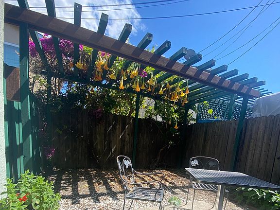 Enjoy your morning coffee outdoors in your private outdoor space.