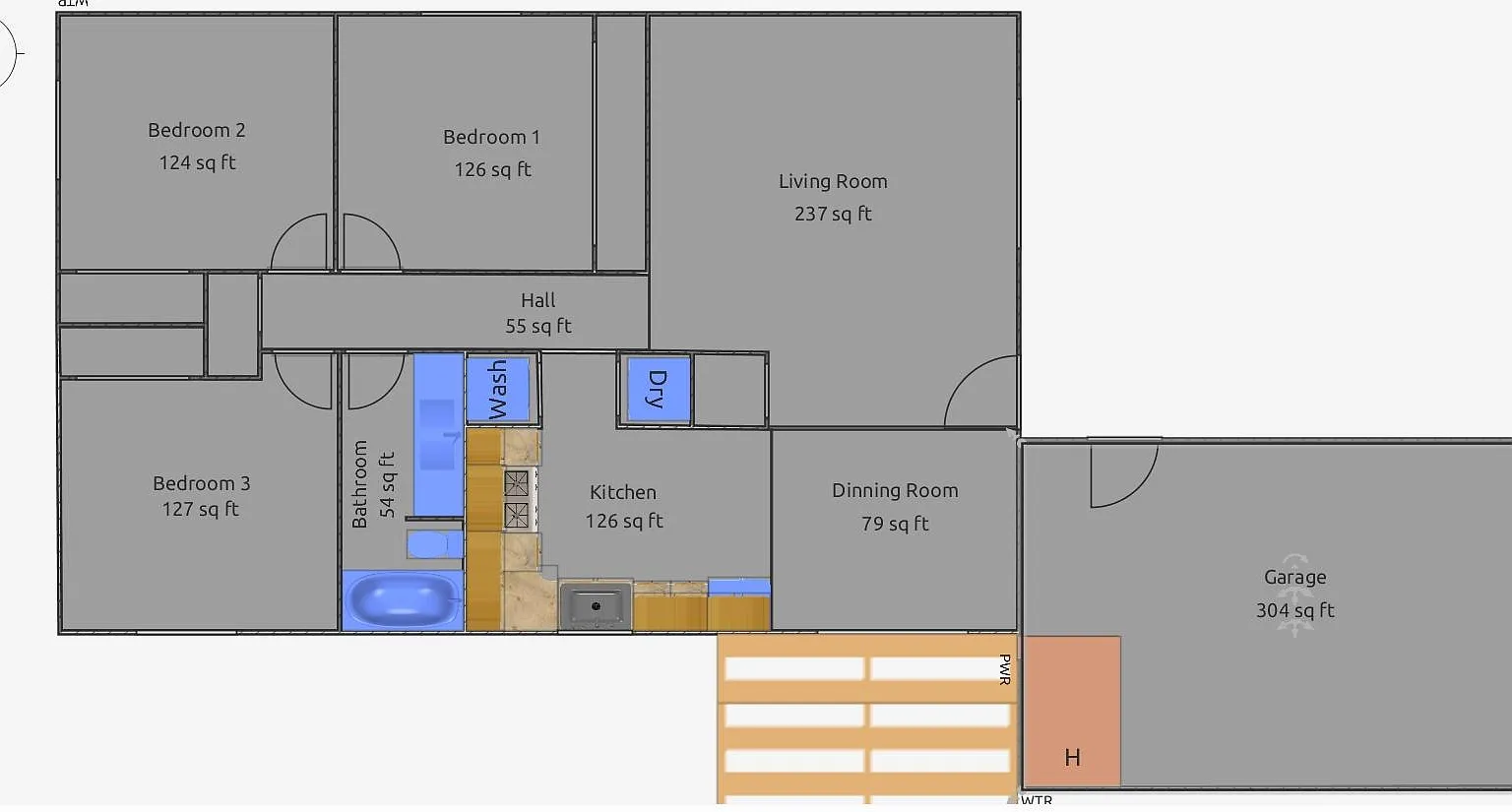3 bed, 1350 sqft, $1,695 — Photo 2