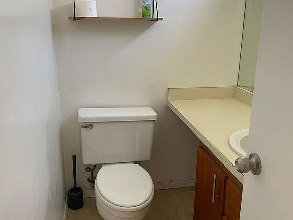 Half bath on first floor.