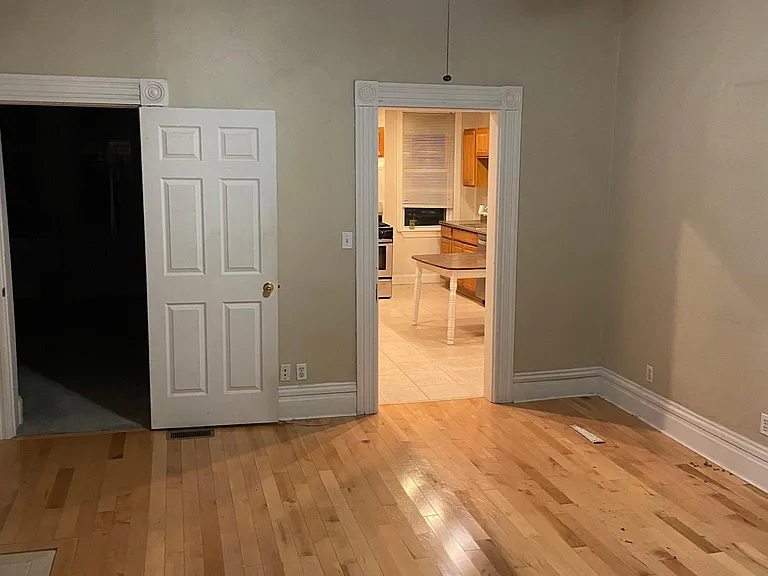 livingroom - view of kitchen and bedroom entry