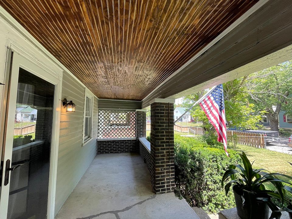 Pleasant front porch