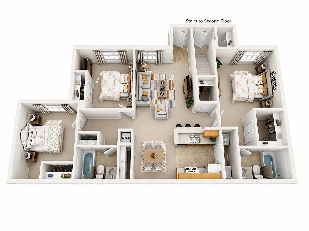 Floor plan 3 Bedroom