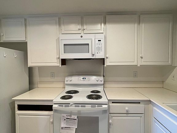 brand new stove and microwave