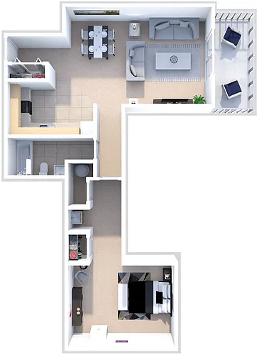 Floor plan Gaslight