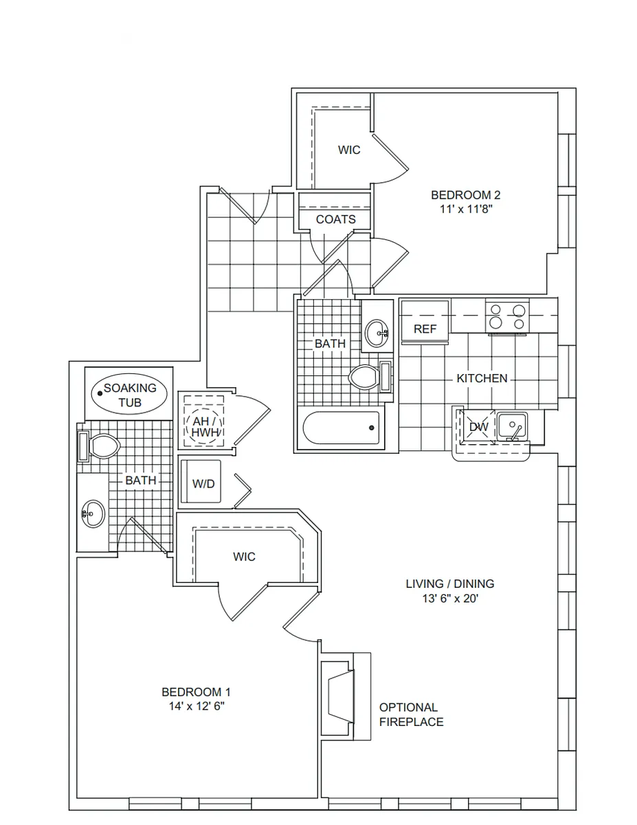 Floor plan Carlyle II