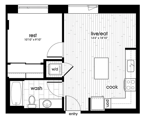 Floor plan A05-SAN