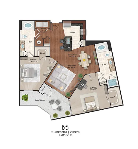 Floor plan B5