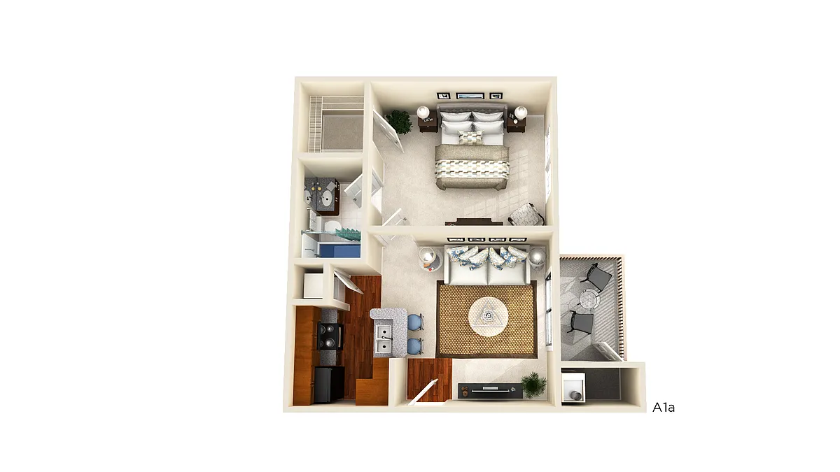 Floor plan A1a
