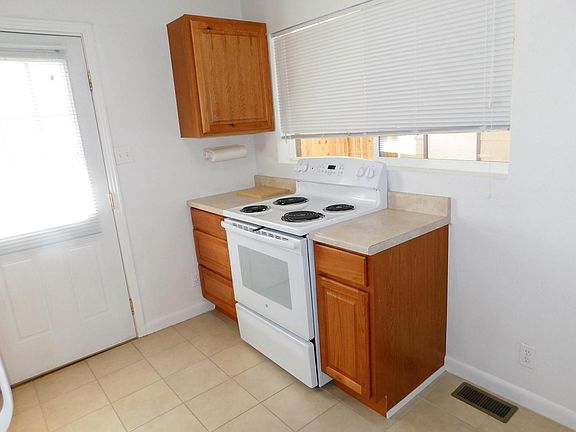 Kitchen with large window