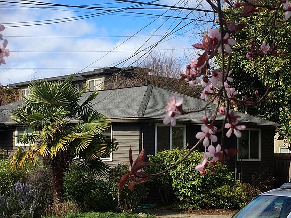 Beautiful plantings surround the unit