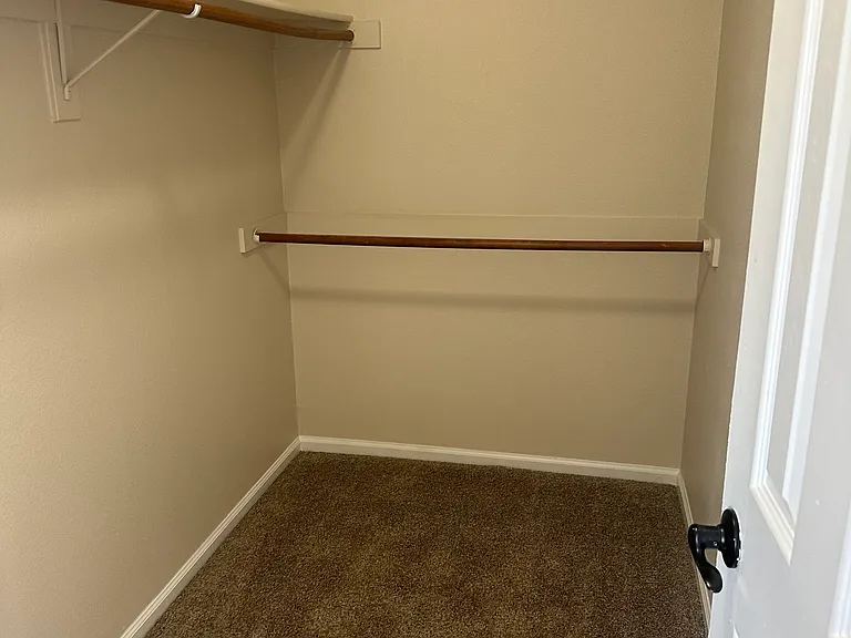 Master bedroom closet.