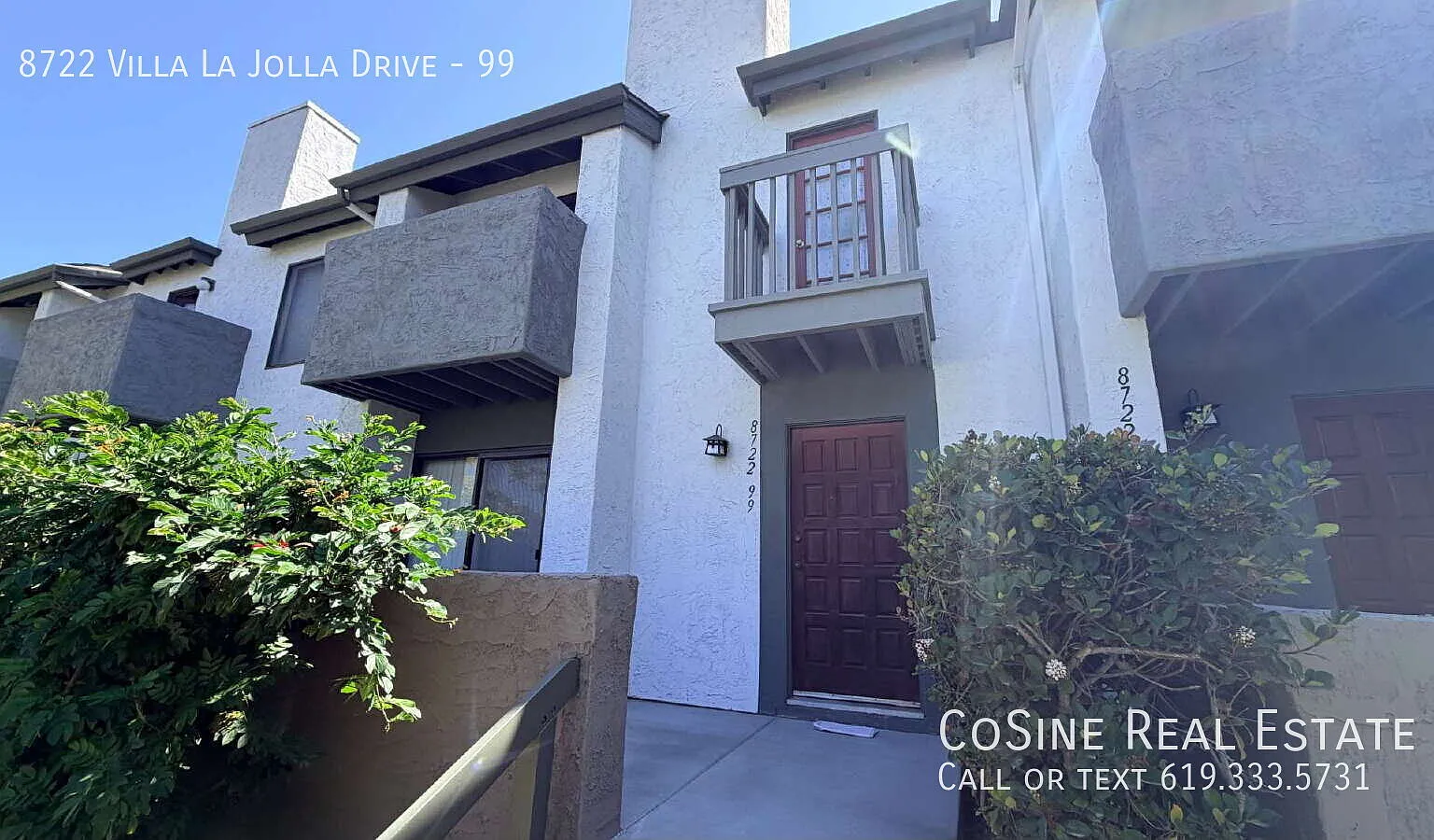 Spacious 2BR/2BA Townhome Condo with Garage in Prime UTC/La Jolla Location! — Photo 1