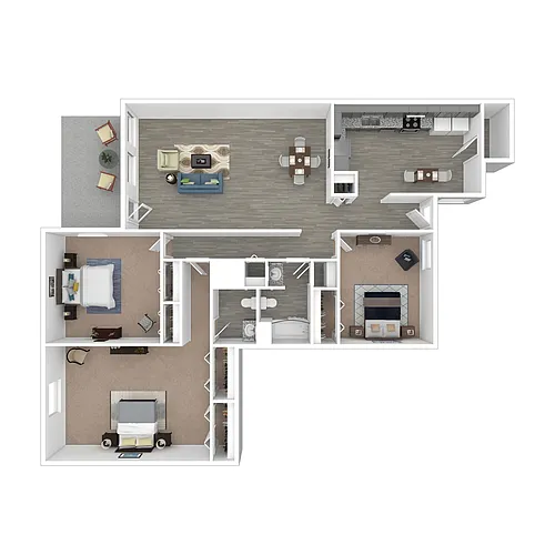 Floor plan 3x2 Small