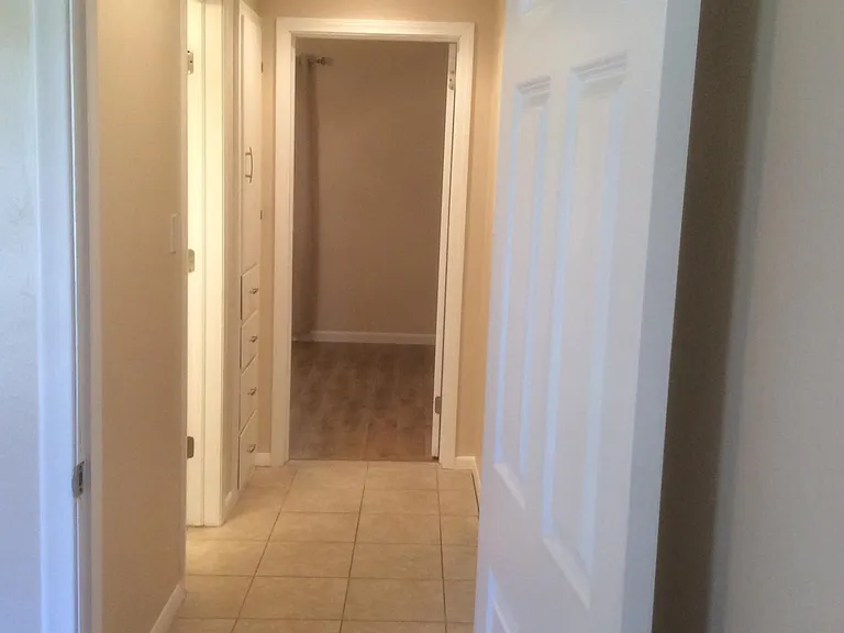 Hall between bedroom/bath