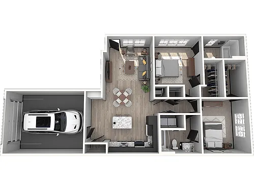 Floor plan Mt. Bierstadt (Garage)