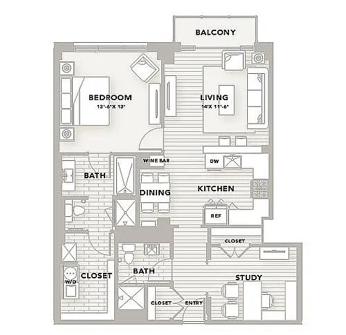 Floor plan A19