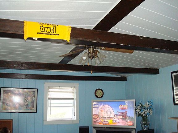 Vaulted Ceiling in Living Room
