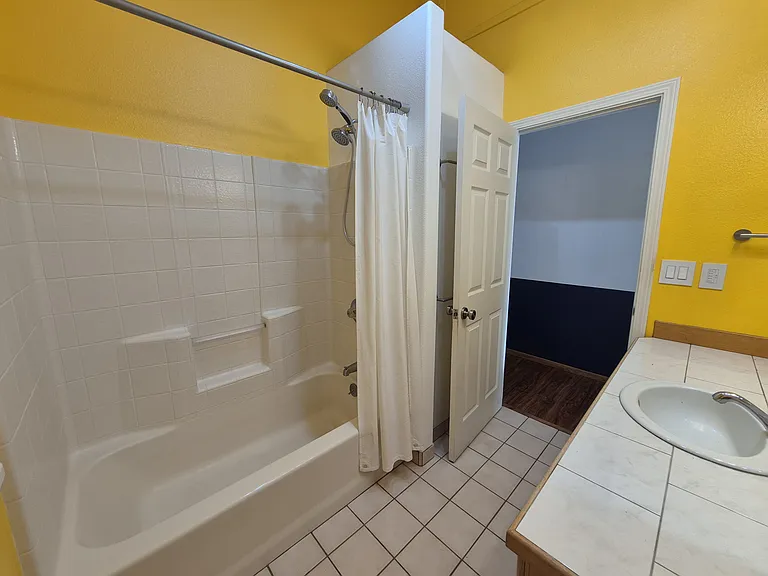 Guest bathroom with full bath