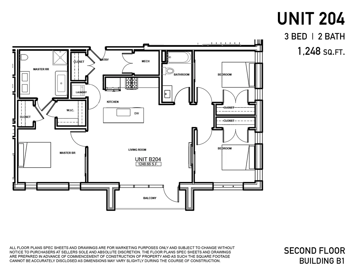 Floor plan B-204