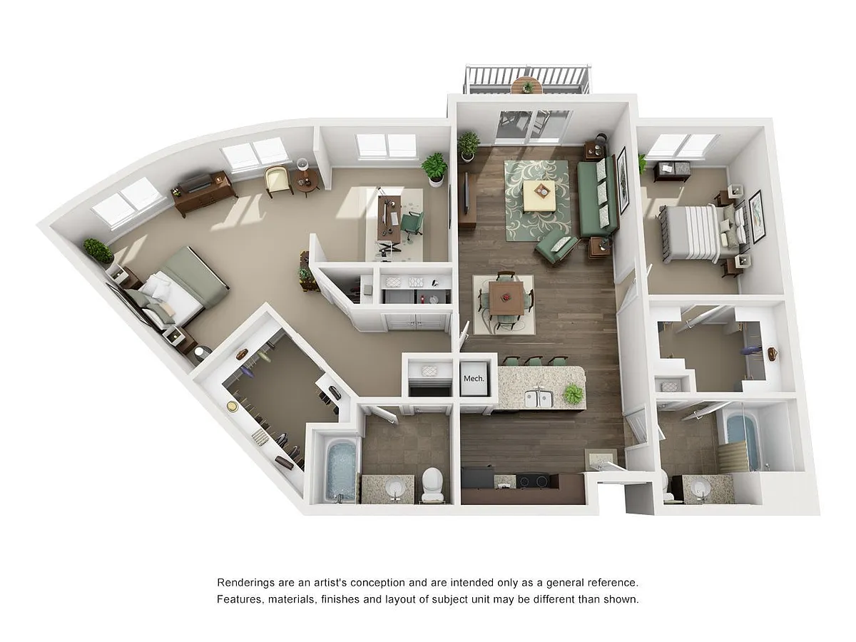 Floor plan 2 Bedroom
