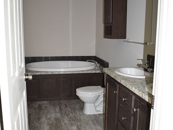 view of master bathroom