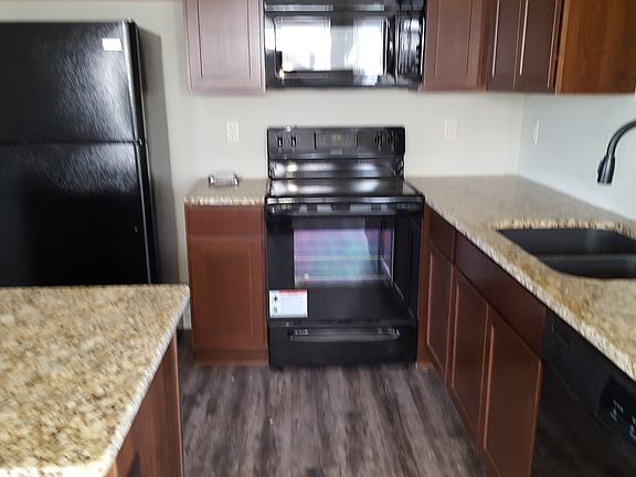 Kitchen featuring an island