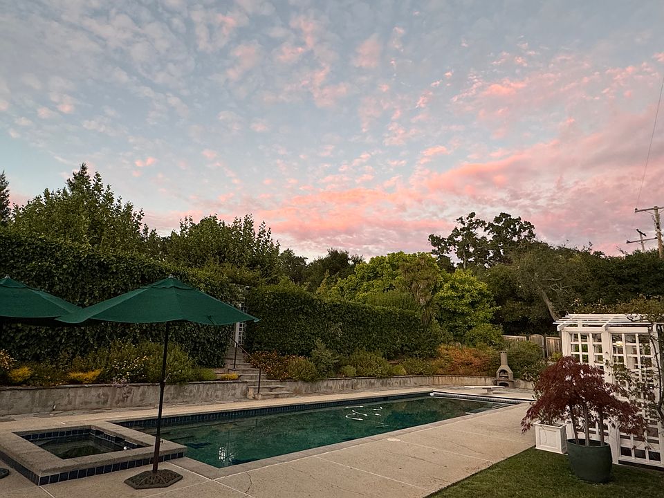 Lap pool at magic hour