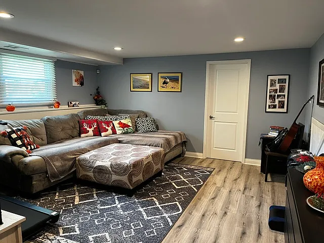 Lower level family room