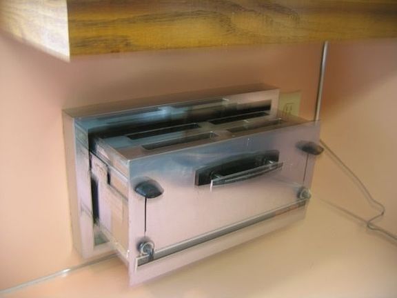 Built in toaster