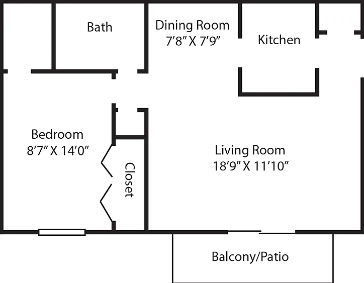 1 bedroom, 1 bathroom 1 bedroom, 1 bathroom