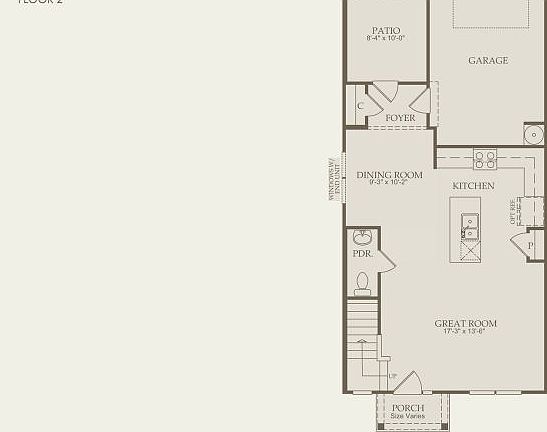 Graylyn Floor Plan, Quick Move-In Home, Floor 1