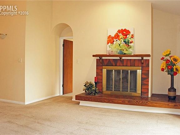 Spacious Living Room with gas fireplace, dining area, if you choose, walkout to