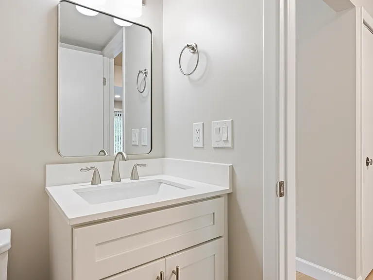 main level half bath