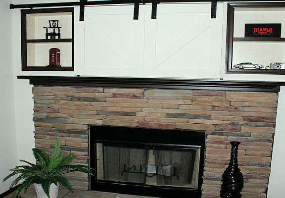 Fireplace w/ Built In 