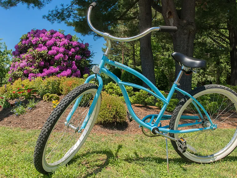 Get rolling! Our residents enjoy free bike rentals, the perfect way to discover Amherst.