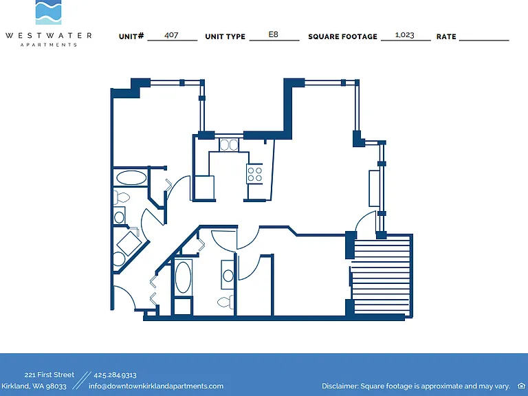 Floorplan Units 307_407 Floorplan Units 307_407