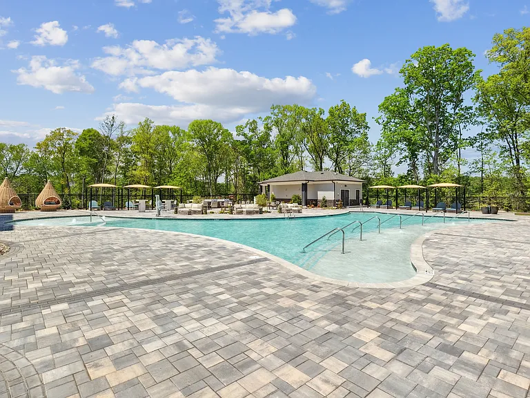 Salt-Water Pool with Grilling Area