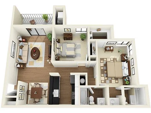 Floor plan B3