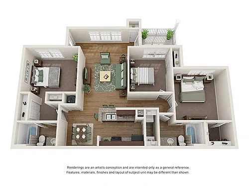 Floor plan The Courtney
