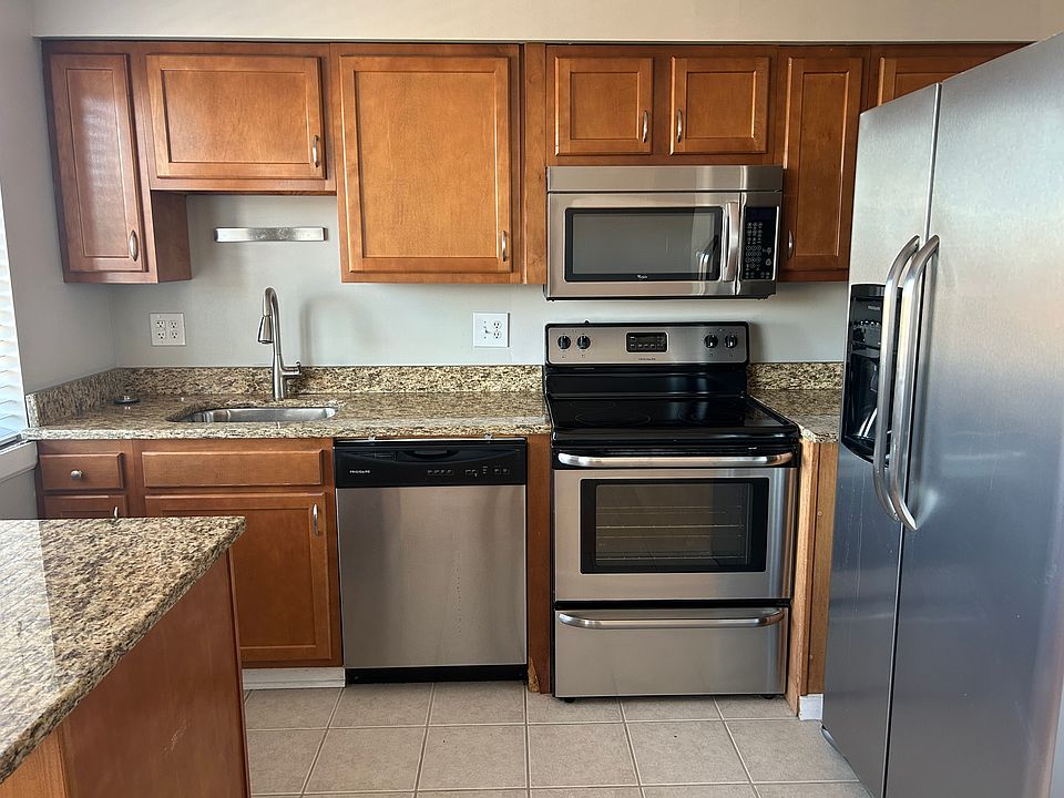 Stainless Appliances 
Including dishwasher, garbage disposal, smooth top range, vented microwave, refrigerator.