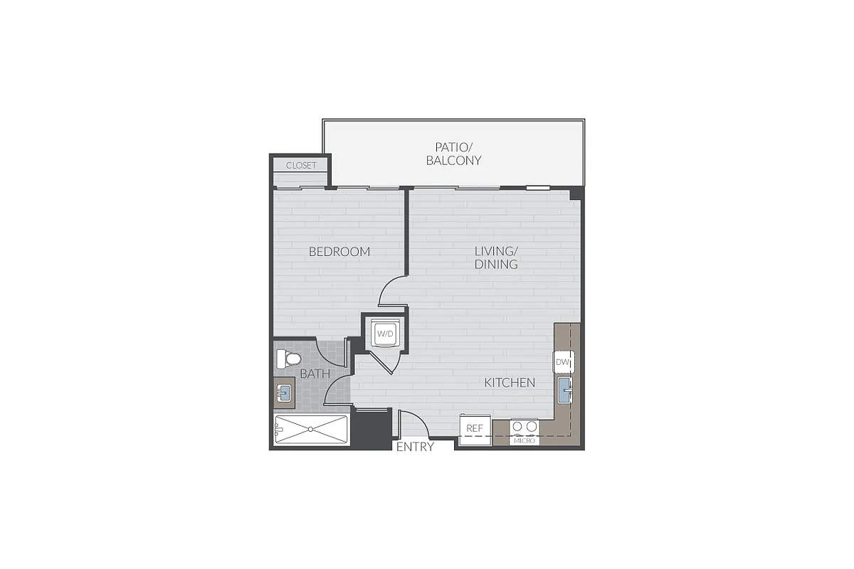 Floor plan Plan 1E