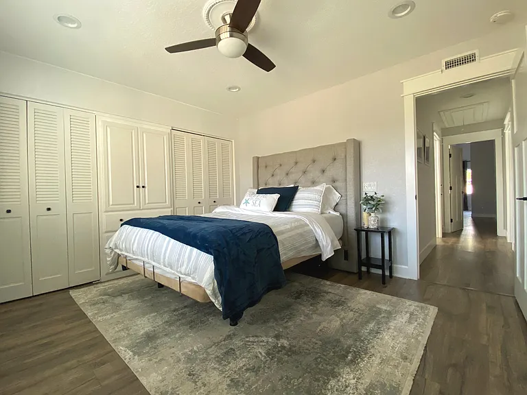 Bedroom 3 also offers comfort and flexibility with a cozy queen bed_perfect for families or friends traveling together.